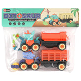 Nessiworld 335 Dinosaur Trailer Disassembly Farmer Car - Prestige Toy