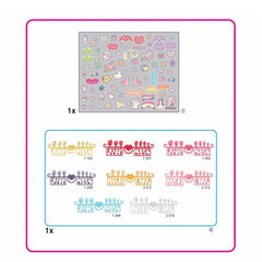 Nessiworld 35059 AquaBeads Hearts & Ribbons - Spare Nail Pack +4 years