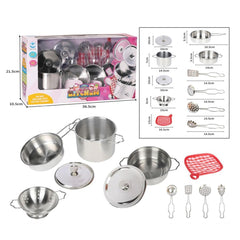 Nessiworld 3815-6 Ensemble de casseroles et poêles en acier 11 pièces - Vardem Toys
