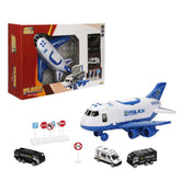 Nessiworld 4347 Maxx Wheels Sesli ve Işıklı Sürtmeli Polis Uçağı -Sunman