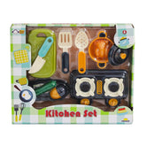 Ensemble de cuisine avec cuisinière et ustensiles de cuisine Nessiworld 4372 - Sunman