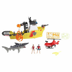 49206 Coffret de jeu Requin et bateau Son et Lumière Wild Quest