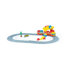 5081 TRAIN ROAD SET 58 PIECES