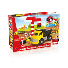 Nessiworld 6045 Hail, Jumbo Truck Traffic Set and Blocks