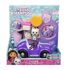 Nessiworld 6062145 Gabbys Dollhouse Pandy Paws and Carlita Car