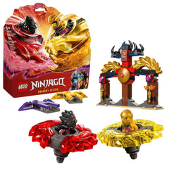 Nessiworld 71826 Lego Ninjago Dragon Spinjitzu Battle Pack parts + age