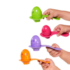 73082 Tomy - Coffret de cuillères à œufs cache-cache 6-36 mois