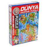 Nessiworld 7375 World Culture Map Puzzle -Totteriq