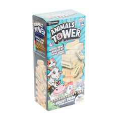 Nessiworld 7378 Animals Tower Super Balance Game 54 Pieces - Tottreiq