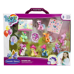 Nessiworld 8-Piece Mini Pony Figure Set