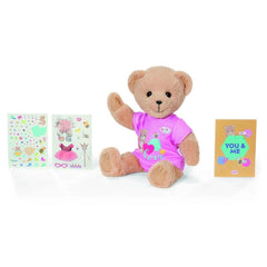 Ours en peluche Baby Born de Nessiworld 837139 - Rose 36 cm