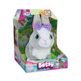 Nessiworld 9586 Lapin en peluche sonore et animé Betsy - Sunman