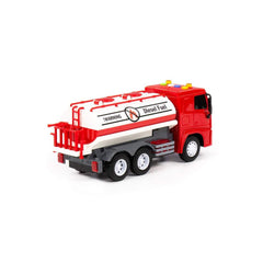 96296 CITY V2 Tanker with Light and Sound Red Cabin in Box - Polesie