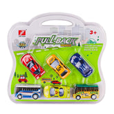 Nessiworld 995A-7 6-VEHICLE CAR SET WITH ROLLER BUS
