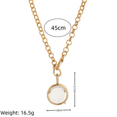 Anı Kutusu Kolye Açılabilir Kendin Yap Kolye İçi Boş Tasarım Şeffaf Kutu