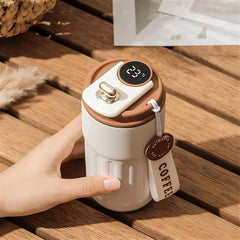 Akıllı Led Ekranlı Thermo Light Mug Termos 450ml - MeanYou
