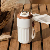 Akıllı Led Ekranlı Thermo Light Mug Termos 450ml - MeanYou