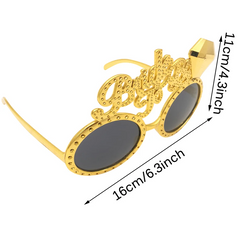 NessiWorld Gold Color Bride To Be Written Bridal Glasses 15x10 cm