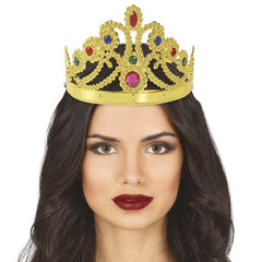 NessiWorld GoldColorPlasticPrincessCrownQueenCrown60cm