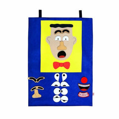 AND-5123 Velcro Board Facial Expressions Male