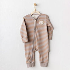 Nessiworld Andywawa AC25184 Bear Time Baby Jumpsuit Beige