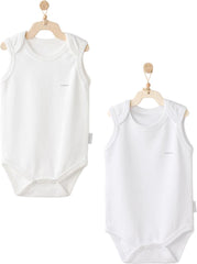 Nessiworld Andywawa AC25212 Tank 2 Pack Basic Body Ecru