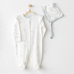 Nessiworld Andywawa AC25510 Love Family Baby Romper Set Ecru