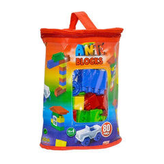 ANT081 Ant Blocks 80 Piece Bag Block Set