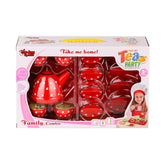 Nessiworld ATF-2020B-2020C Polka Dot Metal Tea Set 15 Pieces - Vardem Toys