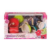 Ensemble de casseroles et poêles en émail coloré Nessiworld ATF-3815-7A, 11 pièces - Vardem Toys