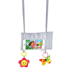 Support de téléphone pour voiture Nessiworld 499 gris à pois