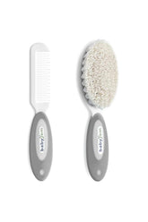 Nessiworld Doğal Kıl Fırça Tarak Seti 519 Gri