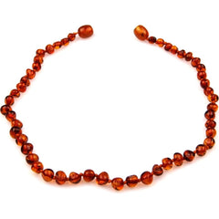 Nessiworld Amber Baby Necklace 587 Dark Beige