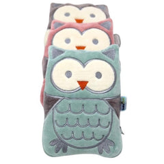 Nessiworld Cherry Pitted Owl Velvet Gas Pillow 366 Grey Owl