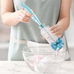 Nessiworld   Süngerli Biberon Fırçası 776 Mavi