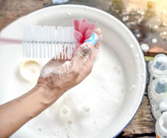 Nessiworld   Süngerli Biberon Fırçası 776 Pembe