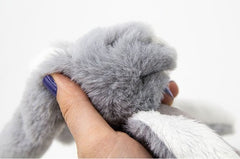 Nessiworld   Tutmalı Peluş Mini Tavşan 842 Gri