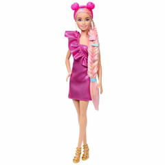Nessiworld Barbie Long Gorgeous Haired Dolls Pink Haired Doll JDC85