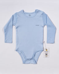 Body basique à manches longues Nessiworld Bebengo BU4024 Bleu