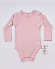 Body basique à manches longues Nessiworld Bebengo BU4024 Rose