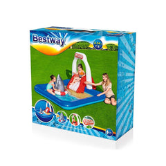 Piscine avec toboggan requin Nessiworld Bestway