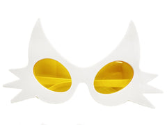 Nessiworld White Color Whisker Design Cat Party Glasses 19x11 cm