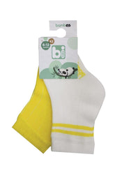 Nessiworld Derby Bamboo 2-Pack Socks 68386 Ecru Yellow