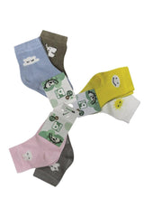 Nessiworld Patterned Bamboo 2-Piece Socks 68384 Stone-Blue