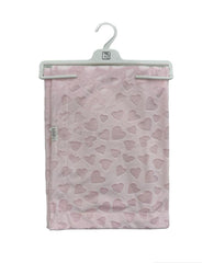 Nessiworld Nessiworld Bibaby Jacquard Heart 82x90 Blanket 64727 Pink