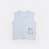 Nessiworld Oceans Quilted Vest 61478 Blue