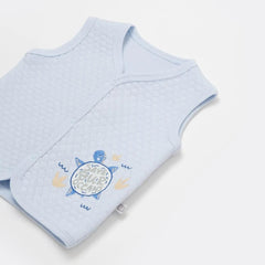 Nessiworld Oceans Quilted Vest 61478 Blue