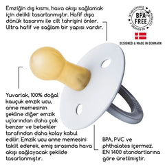 Nessiworld Colour Rubber Pacifier 0-6 Months Candy Apple