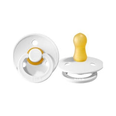 Nessiworld Colour Rubber Pacifier 0-6 Months White