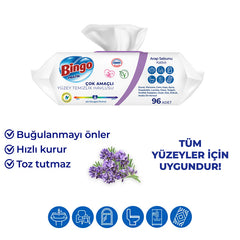 Nessiworld Bingo Surface Cleaning Towel 96 Pieces with Dish Soap
